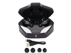 Fones de Ouvido Sem Fio Tws, Intra auricular Ipx7, Bluetooth 5.1, Display Led Hd de Bateria. EOOCOO