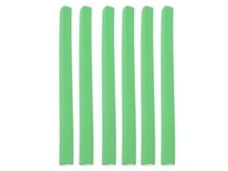 MEOIRUERY Rollo de Espuma Flexible para Pelo, Rizador Blando DIY, Varilla de Trenzado Flexible 16# (6 unidades)