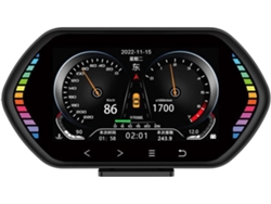 F12 Pantalla Hud Universal Obd2 Gps Medidor De Inclinación Inteligente Accesorios Para Automóvil