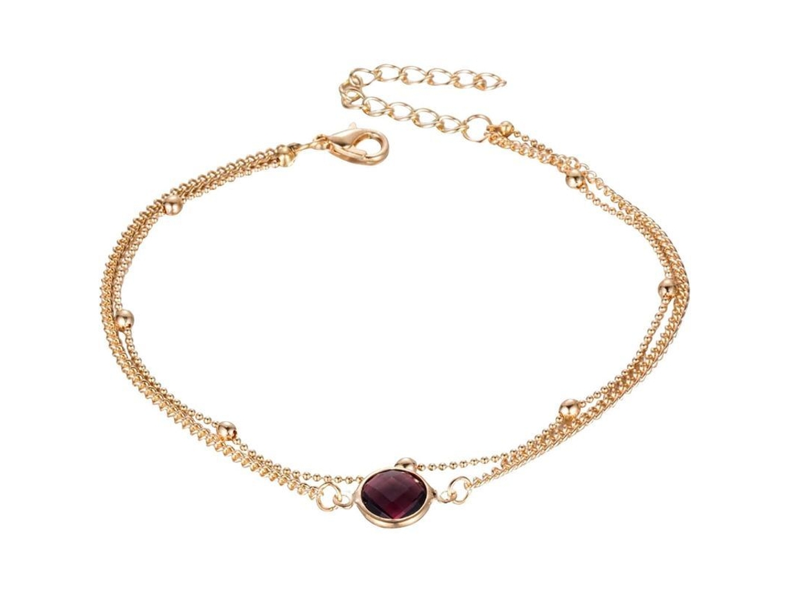 Anillo De Playa Para Niñas, Estilo Bohemio Con Cristal, Tamaño Ajustable, Pulsera De Joyería Retro