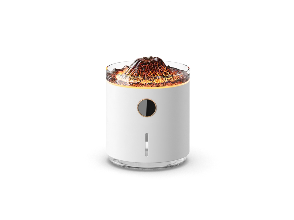Humidificador ultrasónico de vapor frío de 350 ml con luz LED. Mdug (blanco, USB).