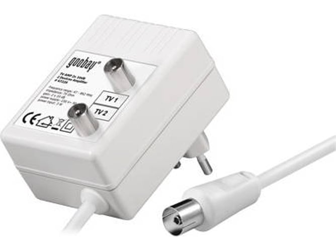 Amplificador Señal de TV GOOBAY TV AMP 2x10dB