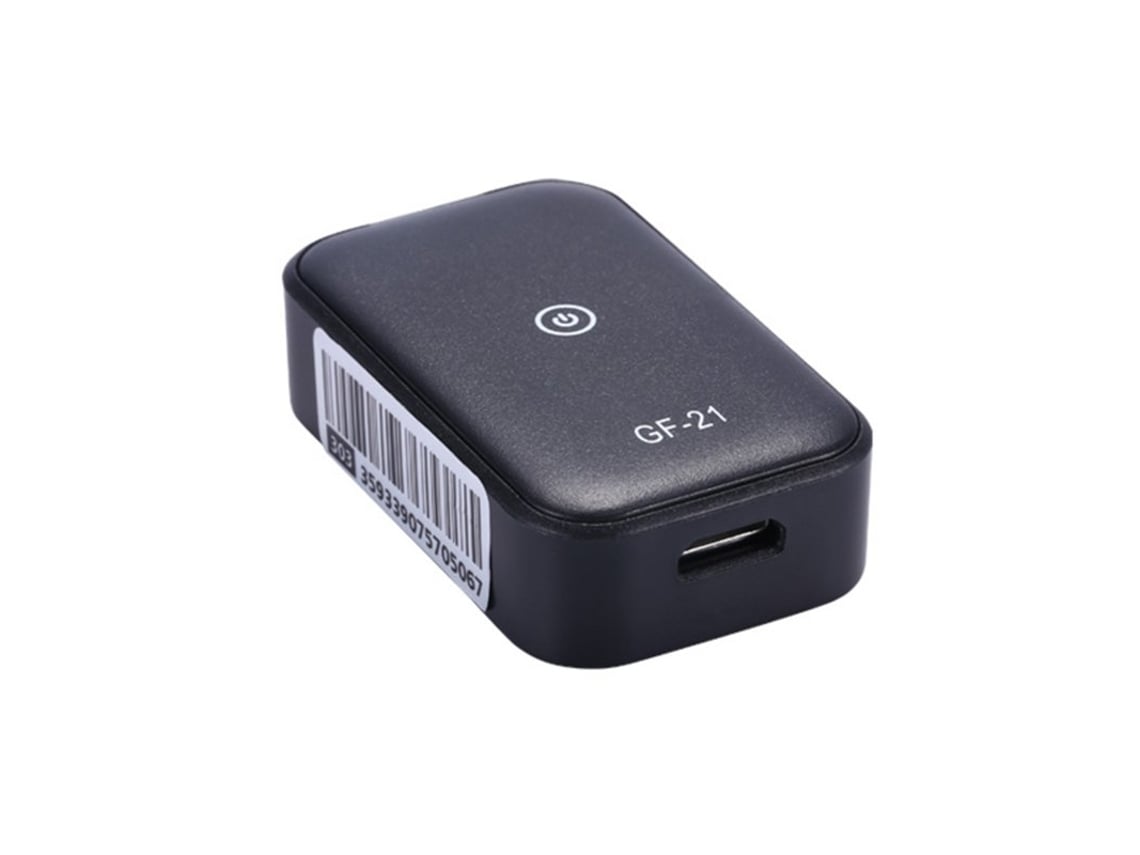 Mini GPS Localizador de coche en tiempo real Dispositivo antirrobo  anti-perdida Micrófono HD Wifi Negro