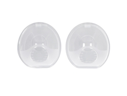 2 Recolectores De Leche Materna De Silicona Portátiles Con Protector De Pezón, A Prueba De Fugas.