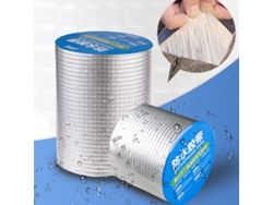 Cinta adhesiva de aluminio impermeable Primerox para carros, fugas, ventanas, techos, 50 mm x 10 m
