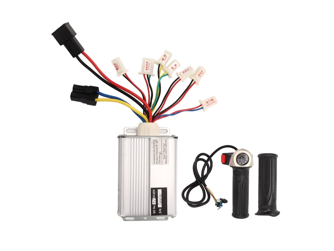 Rebe-kit De Controlador Eléctrico Com Manopla De Acelerador De Borracha Para Bicicletas Motocicletas Elétricas 48v 1000w
