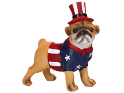 Escultura De Bulldog De Resina, Figura Decorativa Americana Para Escritorio De Oficina En Casa.