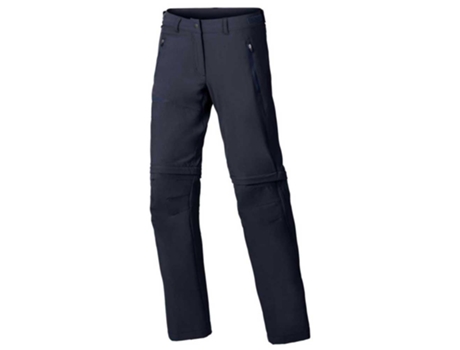 Pantalones para Mujer VAUDE Farley Stretch Zip-off Short Azul para Montaña (34)