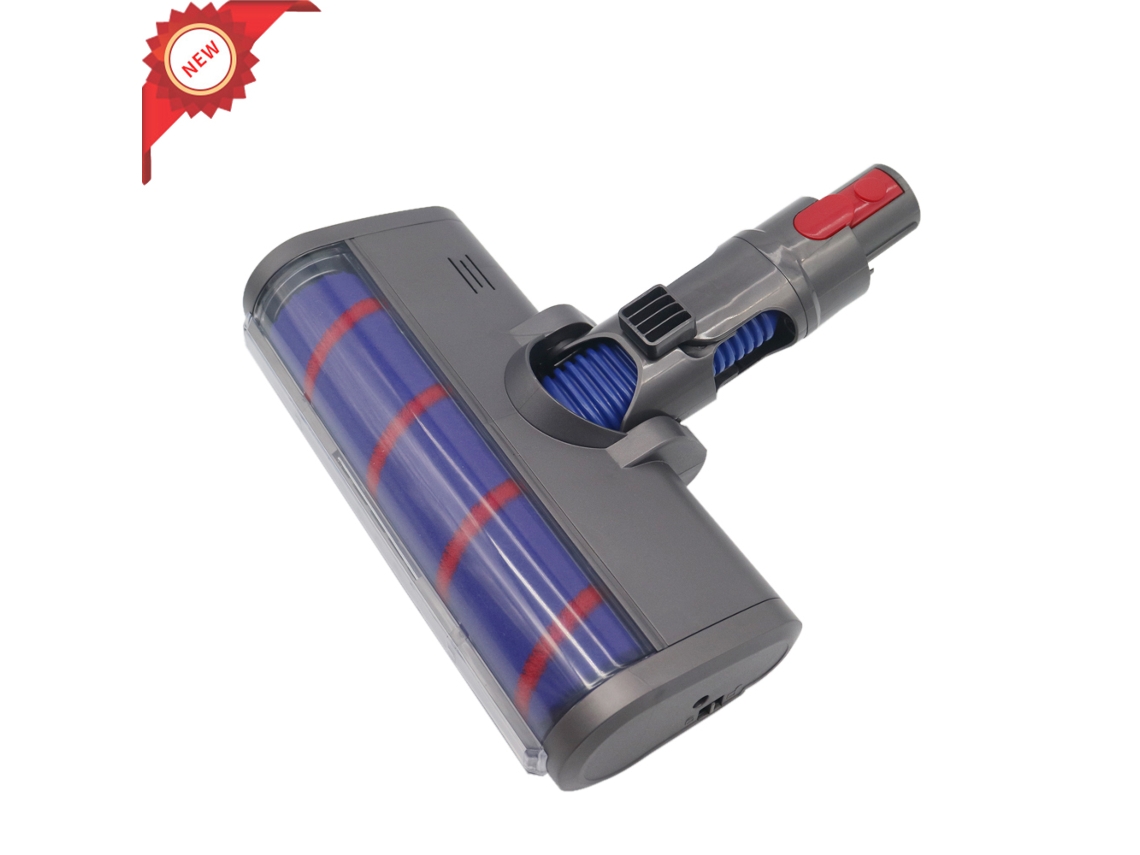 Cabezal de rodillo suave y esponjoso absoluto, cabezal de suelo eléctrico de liberación rápida para Dyson V7 V8 V10 V11, piezas de reparación de aspiradora