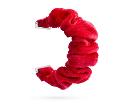 Correa Samsung Galaxy Watch Active 2 Pulsera Scrunchie Rojo