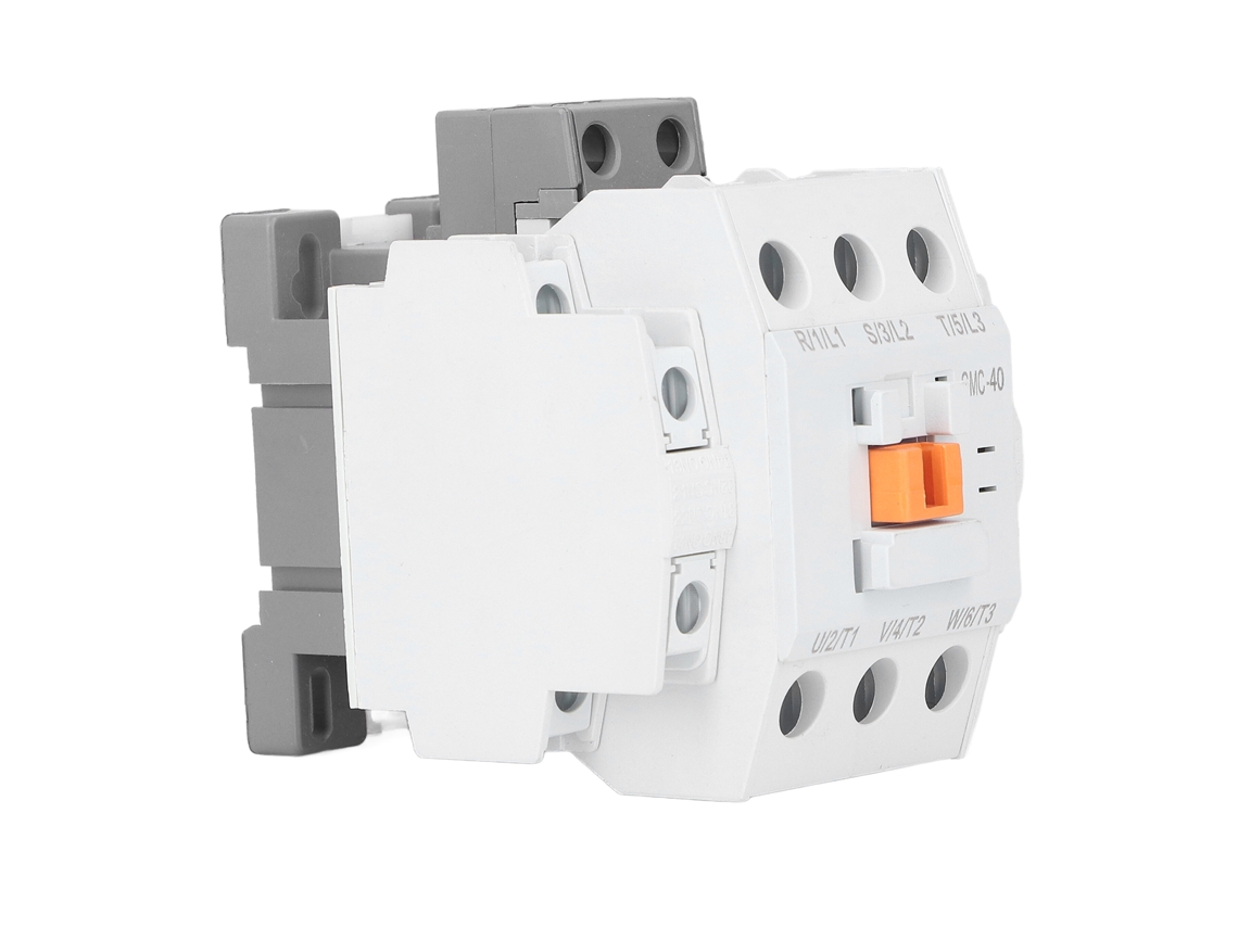 Contacto Ac 2no+2nc Rail Din 40a 220v 50hz Para Interruptor De Alimentación Residencial Gmc-40