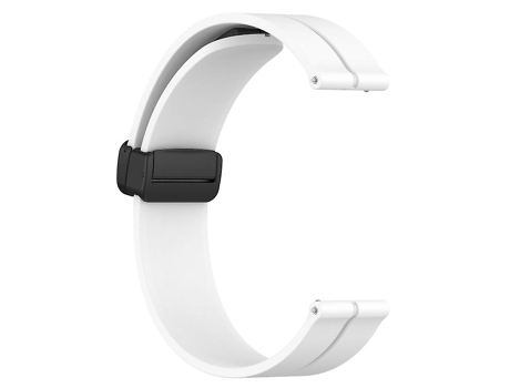Correa para Garminmove Luxe 20 mm Color sólido Cierre magnético Correa de Reloj de Silicona Blanca VENISYMLIS