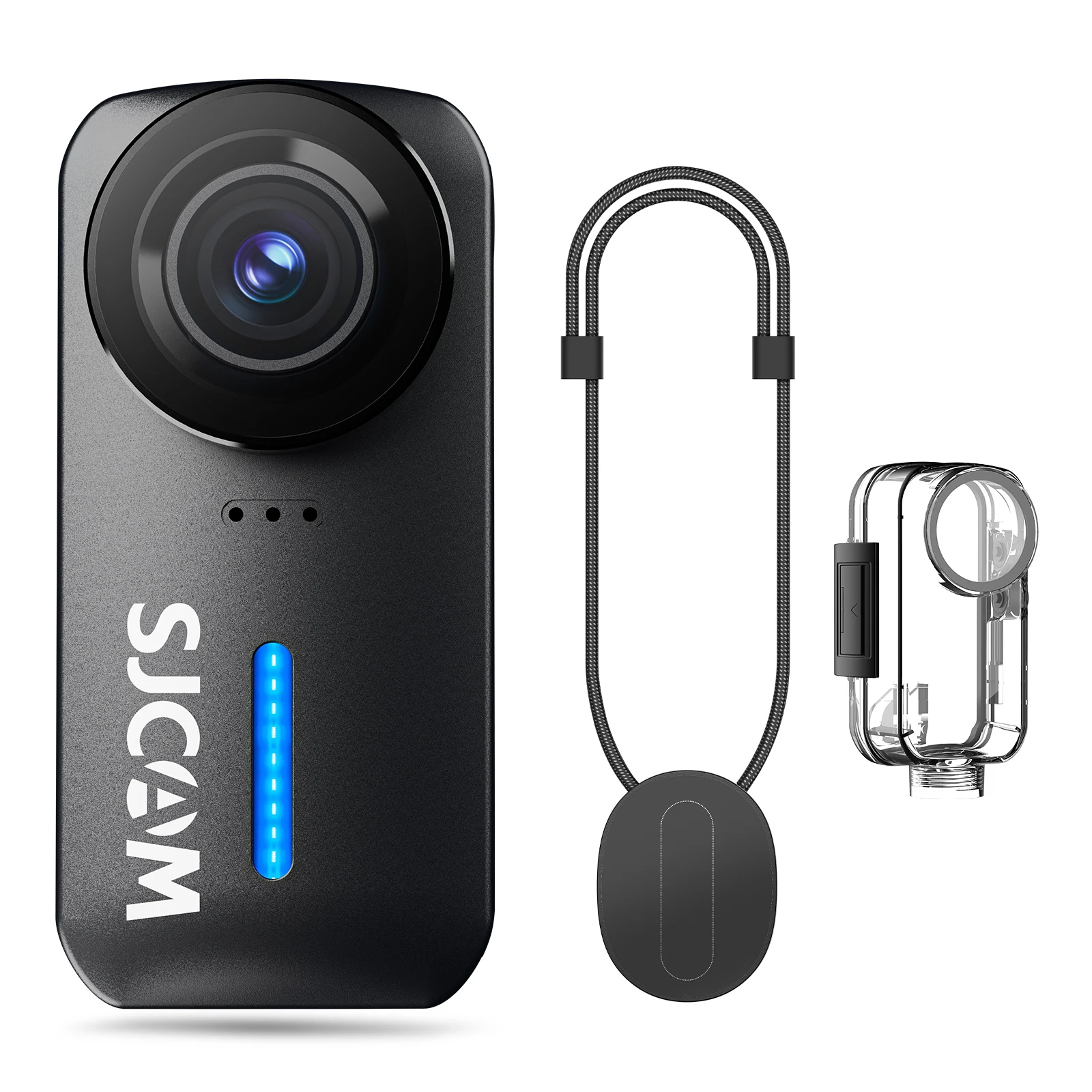 (c110 Negro 64g) Cámara de ciclismo Ultra HD 4K a 30 fps de 20 MP con estabilización óptica de imagen (EIS)