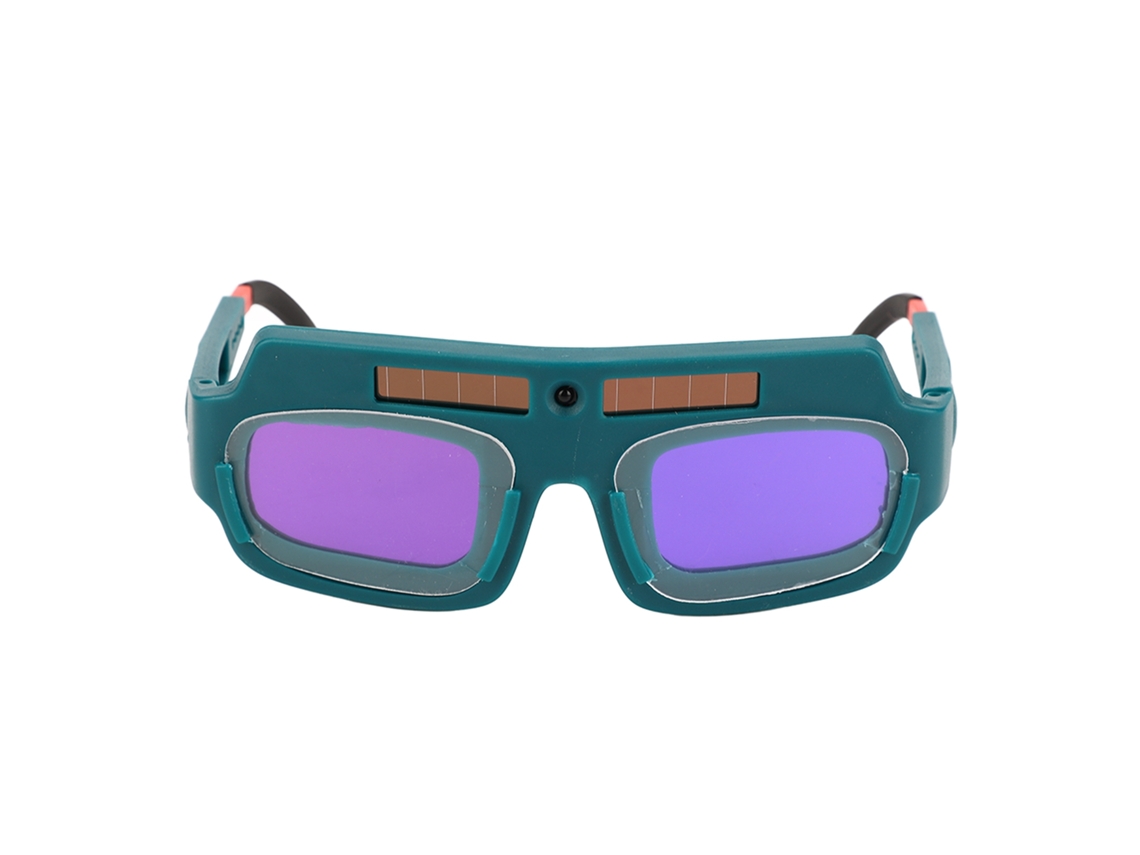 Gafas de soldadura con oscurecimiento automático y protección solar contra la luz intensa.