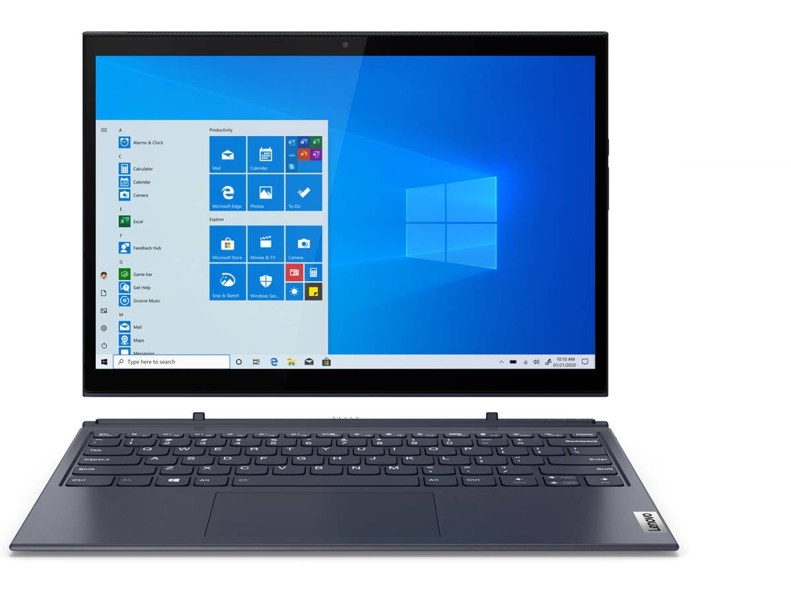 Portátil Convertible 2 en 1 LENOVO Yoga Duet 7 13IML05 (13'' - Intel Core i5-10210U - RAM: 8 GB - 256 GB SSD PCIe - Intel UHD Graphics)