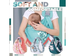 Conjunto Portabebés De Algodón Suave Para Recién Nacidos Con Bolsa Y Hombreras.