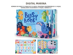 (estilo 2) Libro Para Bebés Ocupados, Adecuado Para Juegos De Educación Temprana, Un Libro Tranquilo Con Pegatinas.