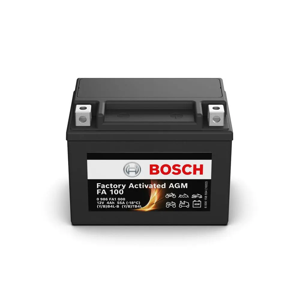 Batería De Moto BOSCH FA100 (YB4L-B) 12V 4Ah 55A