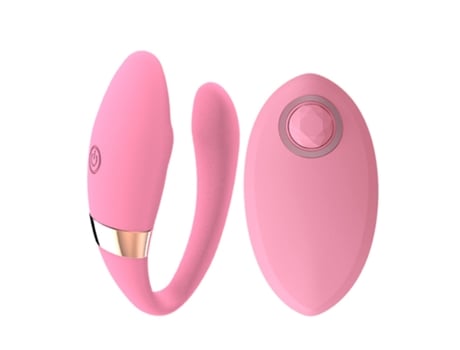 Vibrador de control remoto inalámbrico portátil invisible para mujeres (rosa) YIZHOOD