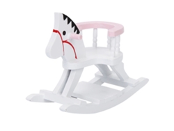 Bjww-Cadeira Cavalo Miniatura em Madeira para Boneca House 1/12 Acessórios De Móveis Hobbyhorse