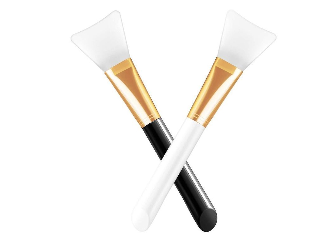 Brocha De Silicona Para Mascarillas Faciales, 2 Unidades, Aplicador Sin Pelo Para Mascarillas Faciales