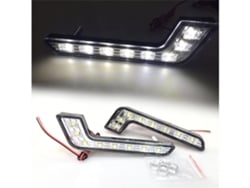 Un Par De Luces Diurnas Para Coche, Faros Antiniebla Impermeables, Blancas*