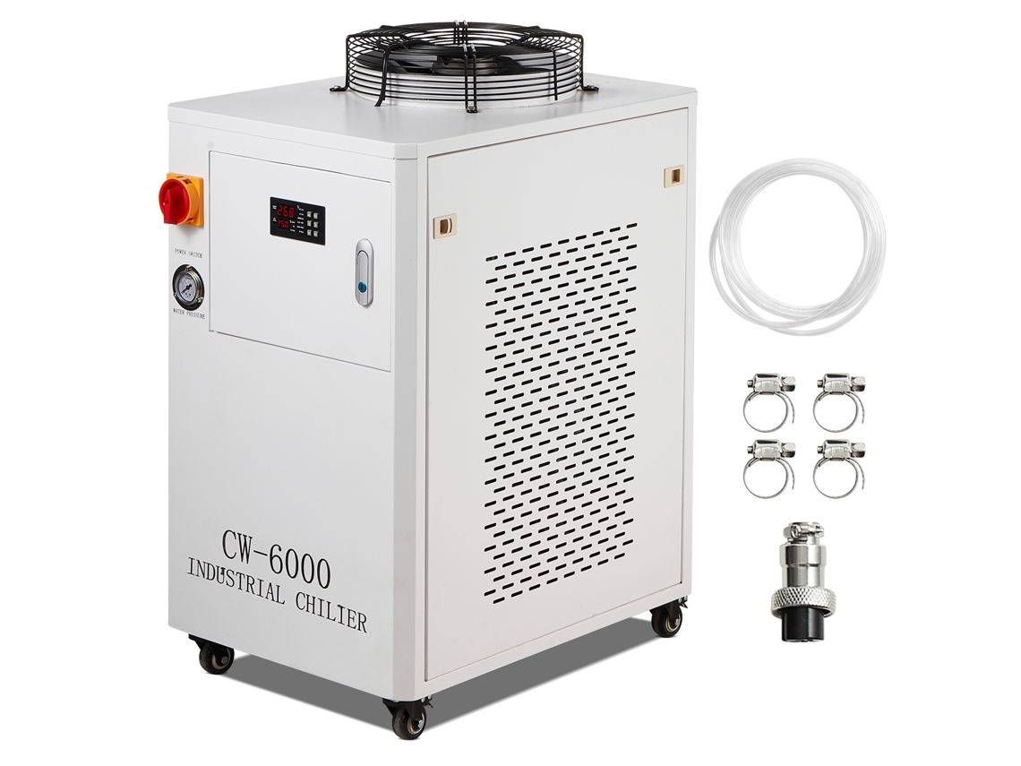 Enfriador de agua industrial Succebuy de 65 l/min, enfriador láser con compresor de 15 l