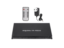 Conmutador De Matriz Hdmi 4 Entradas 4 Salidas 4k 30hz Rs232 Plug Eu