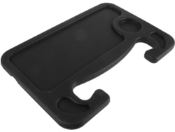 Soporte Para Botellas De Coche De Plástico Negro, De Doble Cara, Compacto Y Portátil.
