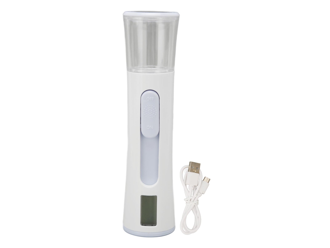 Vaporizador Facial Nano De Doble Cabezal Con Pantalla Lcd Para Hidratación Y Limpieza Facial.