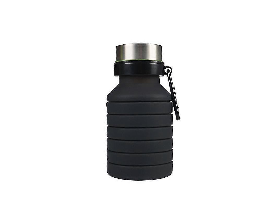Botella De Agua Plegable, 500ml, Reutilizable, Sin Bpa, De Silicona, Plegable, A Prueba De Fugas, Deportiva Portátil Rosewell
