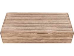 Joyero Retro Madera Color Caqui Guardar Empaquetar Broches Alfileres Gran