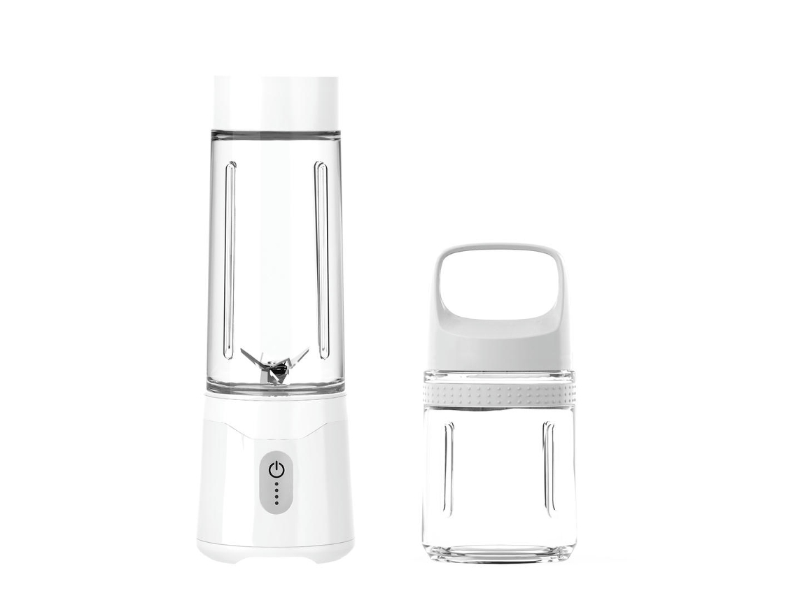 Licuadora Portátil SIURN Usb Recargable Exprimidor Mini Exprimidor Eléctrico De Doble Taza White Branco