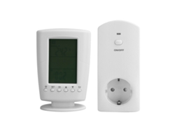 2026dn termostato Programável com Controle Remoto Sem Fio, Tomada Lcd, 230v 16a 3680w, Branco