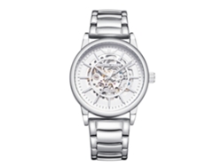 Reloj Mecánico Esqueleto Para Hombre (blanco)