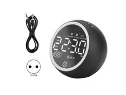 Altavoz Bluetooth 5.0 con llamadas manos libres y pantalla de temperatura