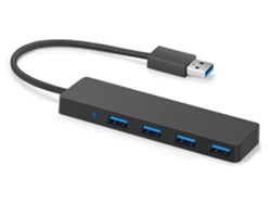 Hub De Datos Usb 3,0 Ultradelgado Con 4 Puertos Para Macbook Mac Pro/Mini Imac Surface Pro Xps Notebook Pc Unidades Flash Usb