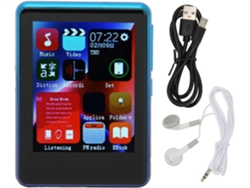 Reproductor Mp3 Bluetooth 5.0, Radio Fm, Pantalla Táctil De 2,4 Pulgadas, Reducción De Ruido, Música Hd, Portátil.
