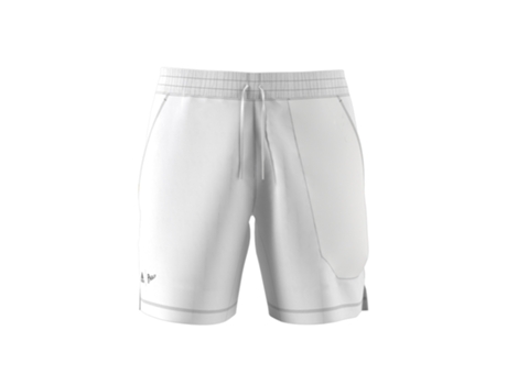 Pantalones Cortos para Hombre ADIDAS Dos En Uno London Blanco para Tenis (Talla:2XL-18cm)