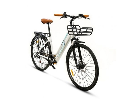 Bicicleta Eléctrica SmatGyro Ebike Sunset White/ Motor 250W/ Ruedas 27.5/ Blanca SMARTGYRO