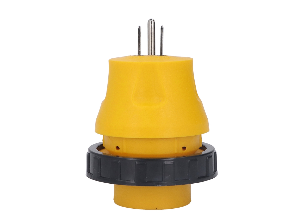 Adaptador De Enchufe Twist 15a Macho A 30a Hembra 3 Pin Convertidor Eléctrico Para Rv
