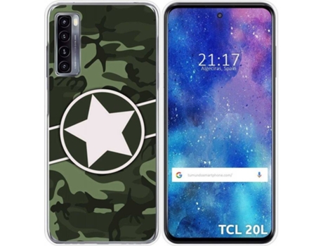 Carcasa TCL 20L / 20L+ TUMUNDOSMARTPHONE Camuflaje 01 Multicolor