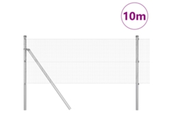 Juego de 2 postes para cerca de acero galvanizado de 10 x 0,5 m Wsd40106 Lovely Home