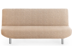 Funda Multielástica para Sofá Cama Clic-clac 3 Plazas MILICA Tejido Adaptable Spongy Beige