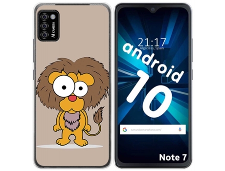 Carcasa Cubot Note 7 TUMUNDOSMARTPHONE Dibujos Multicolor