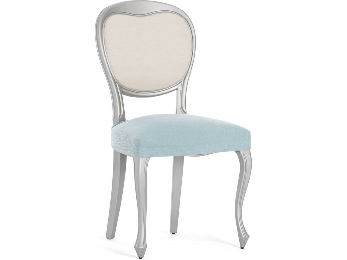 Funda de Silla EYSA Premium Bronx Pack de 2 Fundas Tejido Multielástico (50 x 50 x 5 cm - Poliéster - Agua Marina)