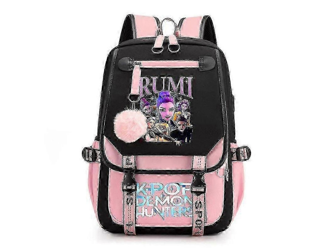 Mochila Con Estampado De Anime K-pop Demon Hunters Para La Escuela Y Los Viajes.
