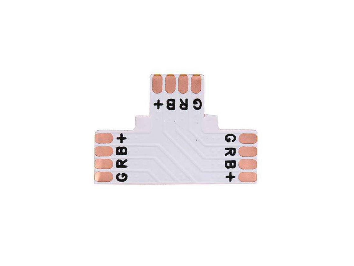 Conector T Para Tiras Rgb Pin - 10mm LEDBOX