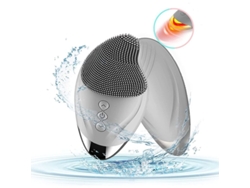 Cepillo Facial Vibratorio, Resistente Al Agua, Recargable Por Usb, Con 5 Modos De Limpieza Profunda (gris)