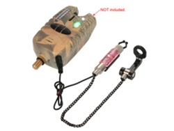 Alarma De Picada Para Pesca Con Indicador Led Iluminado, Gancho De Cadena De Hierro Ajustable De 23 Cm